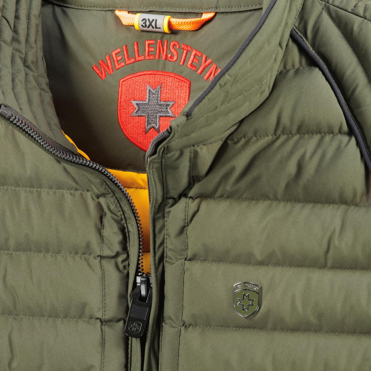 Wellensteyn Steppweste "MOLM-Vest" , wind- und wasserabweisend oliv