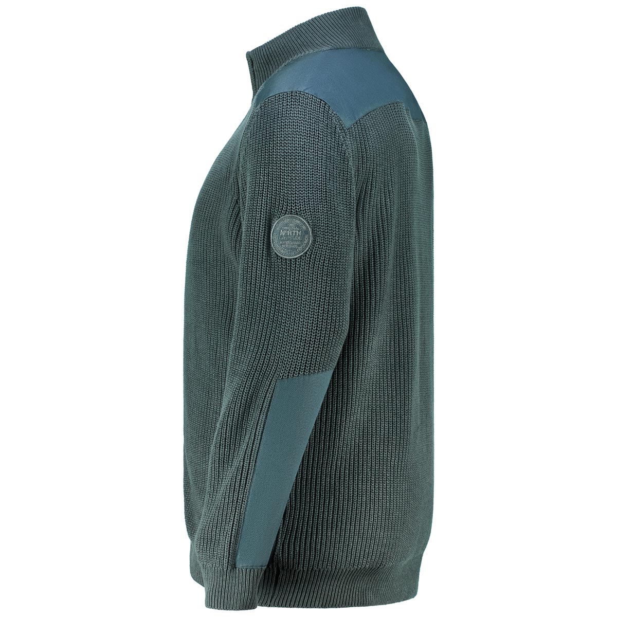 North Strickjacke aus Baumwolle dunkelgrün