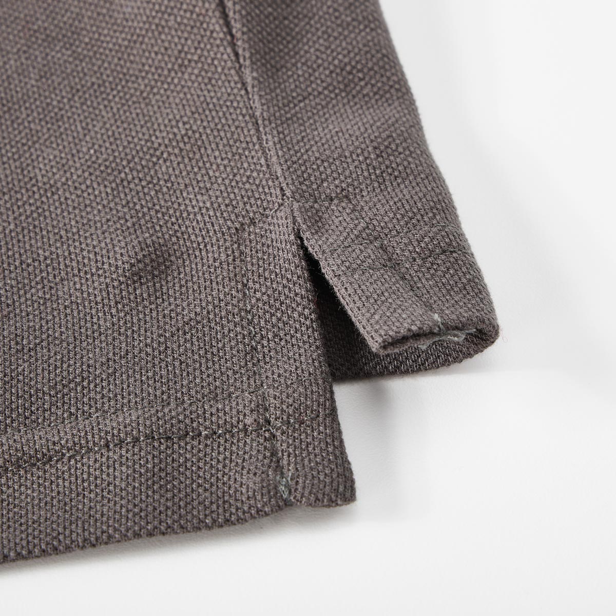 North Poloshirt aus Baumwoll-Piqué grau