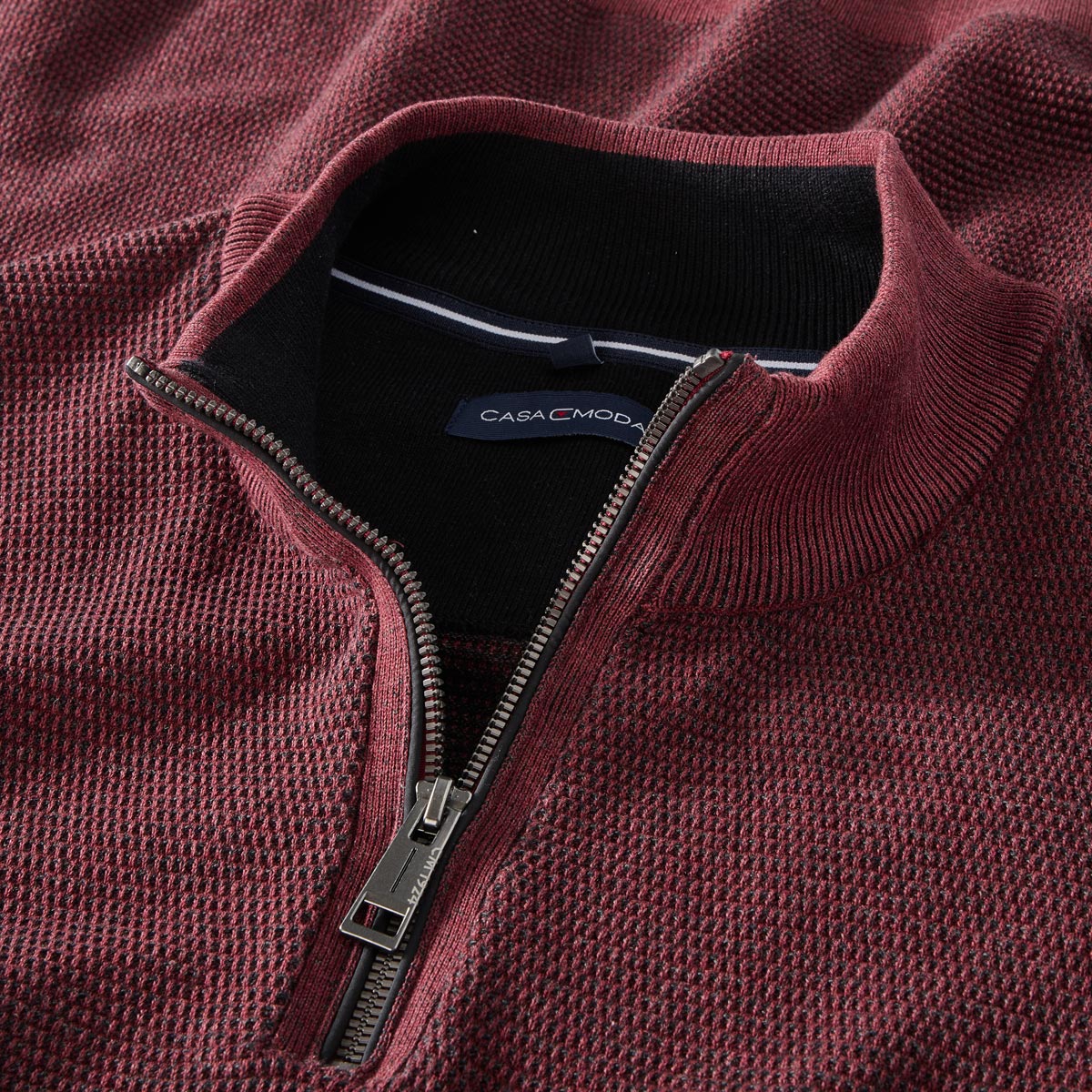 CASA MODA Stricktroyer aus Baumwolle rot