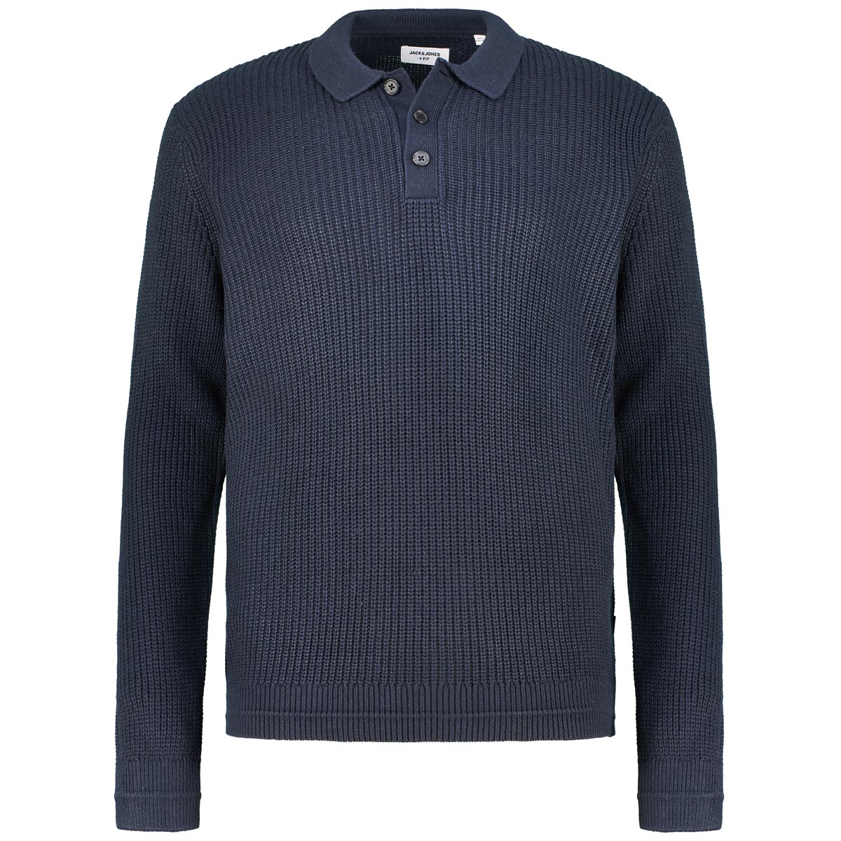 Strickpullover mit Polokragen