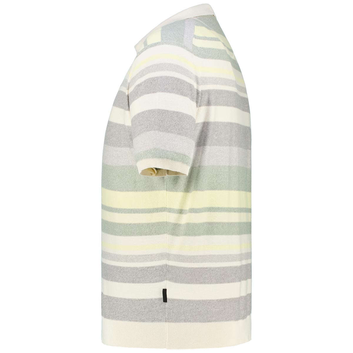 Hajo Poloshirt mit Allover-Muster hellgrün