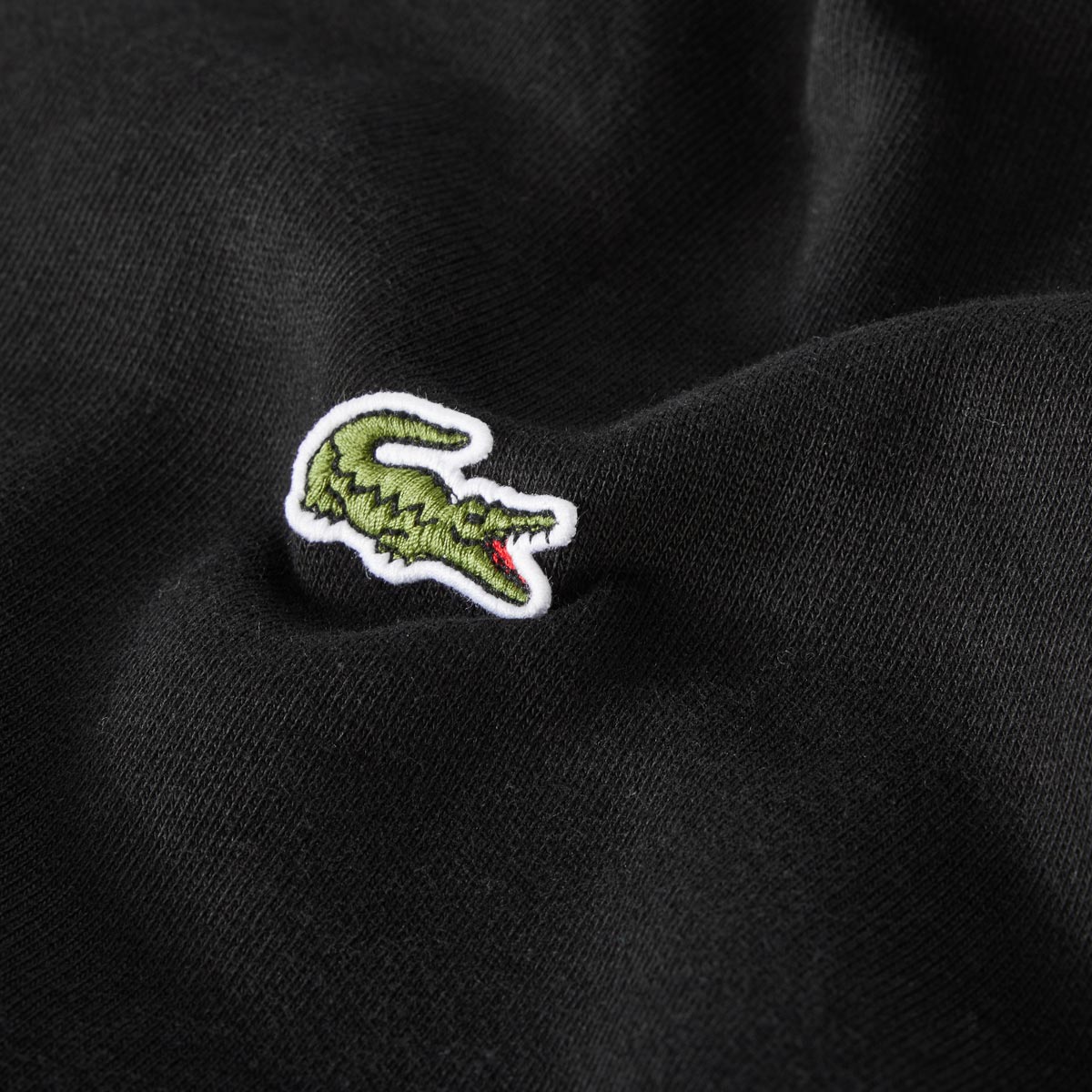 LACOSTE Sweatjacke mit Biobaumwolle schwarz