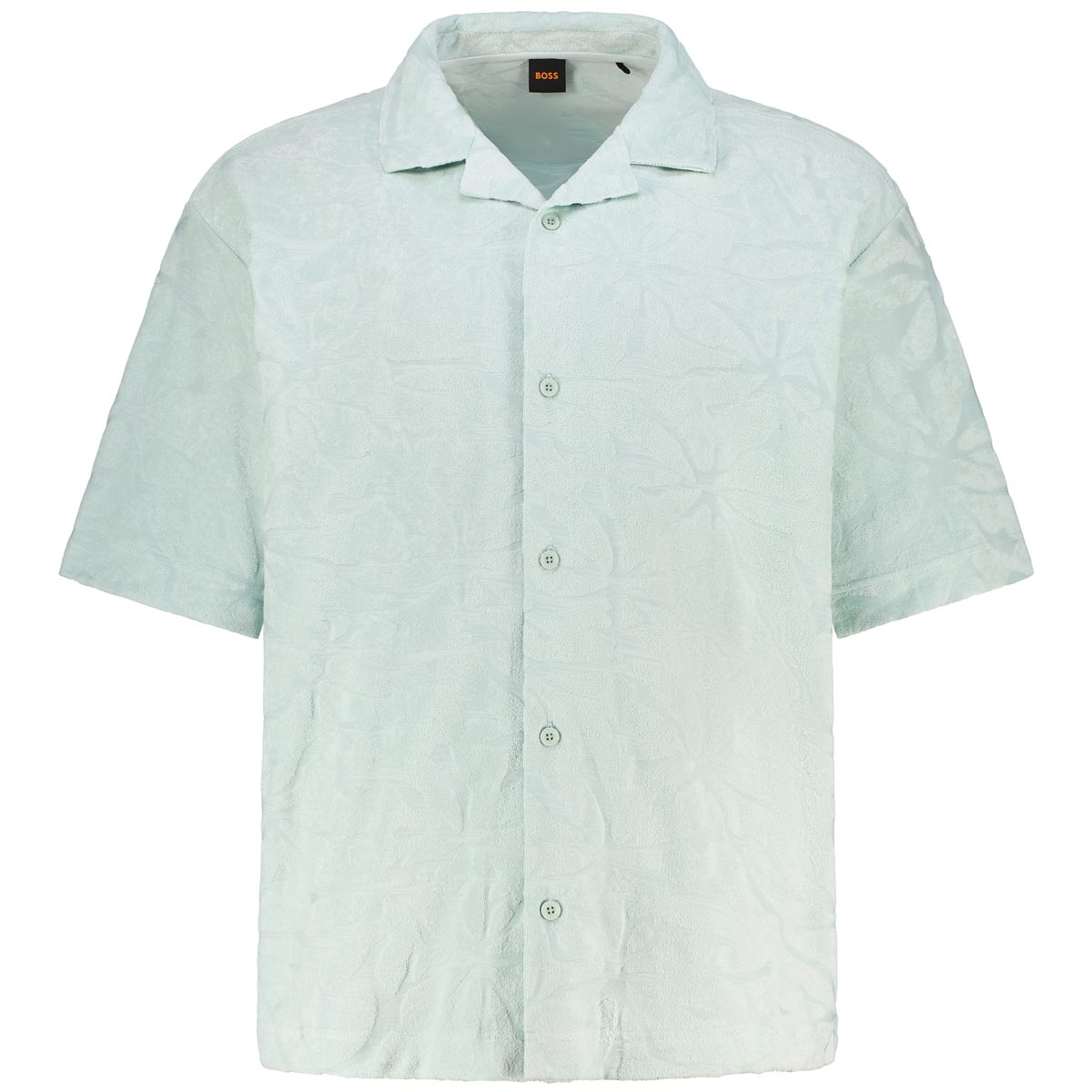 BOSS Freizeithemd aus Frottee Farbe mint Größe: 6XL günstig online kaufen