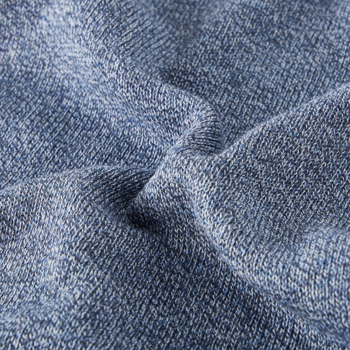 CASA MODA Strickpullover aus Baumwolle blau