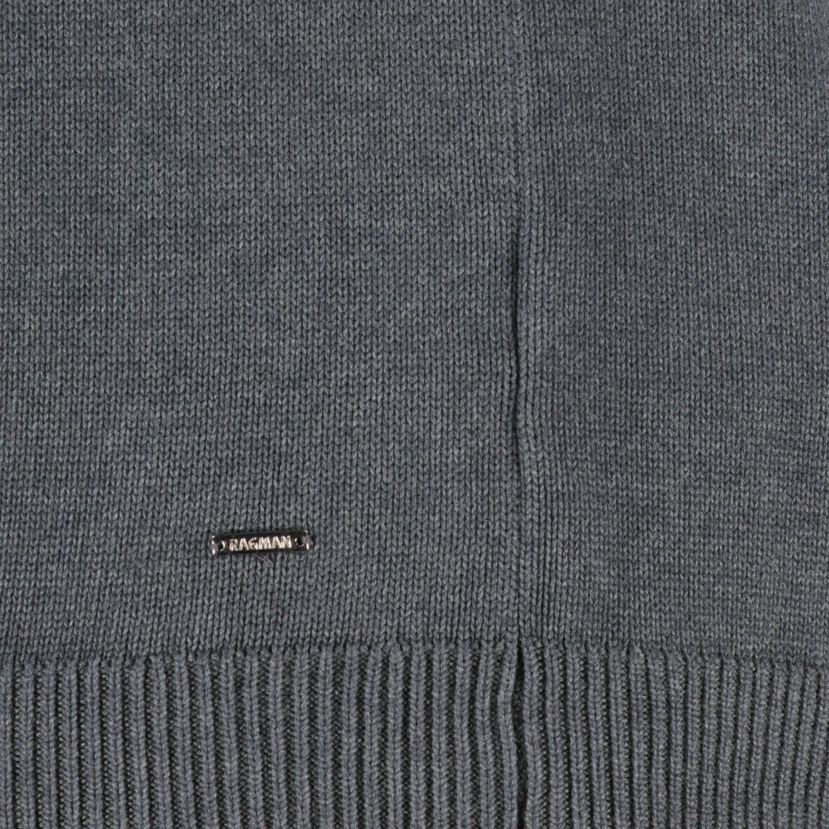 RAGMAN Troyer aus Biobaumwolle anthrazit RAGMAN Troyer aus Biobaumwolle anthrazit