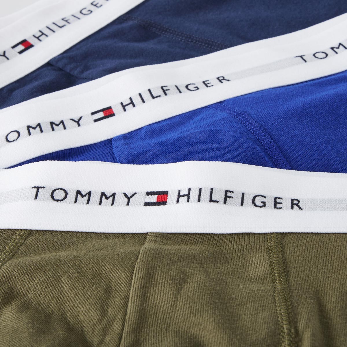 Tommy Hilfiger 3-er Pack Pants mit Elasthan rot