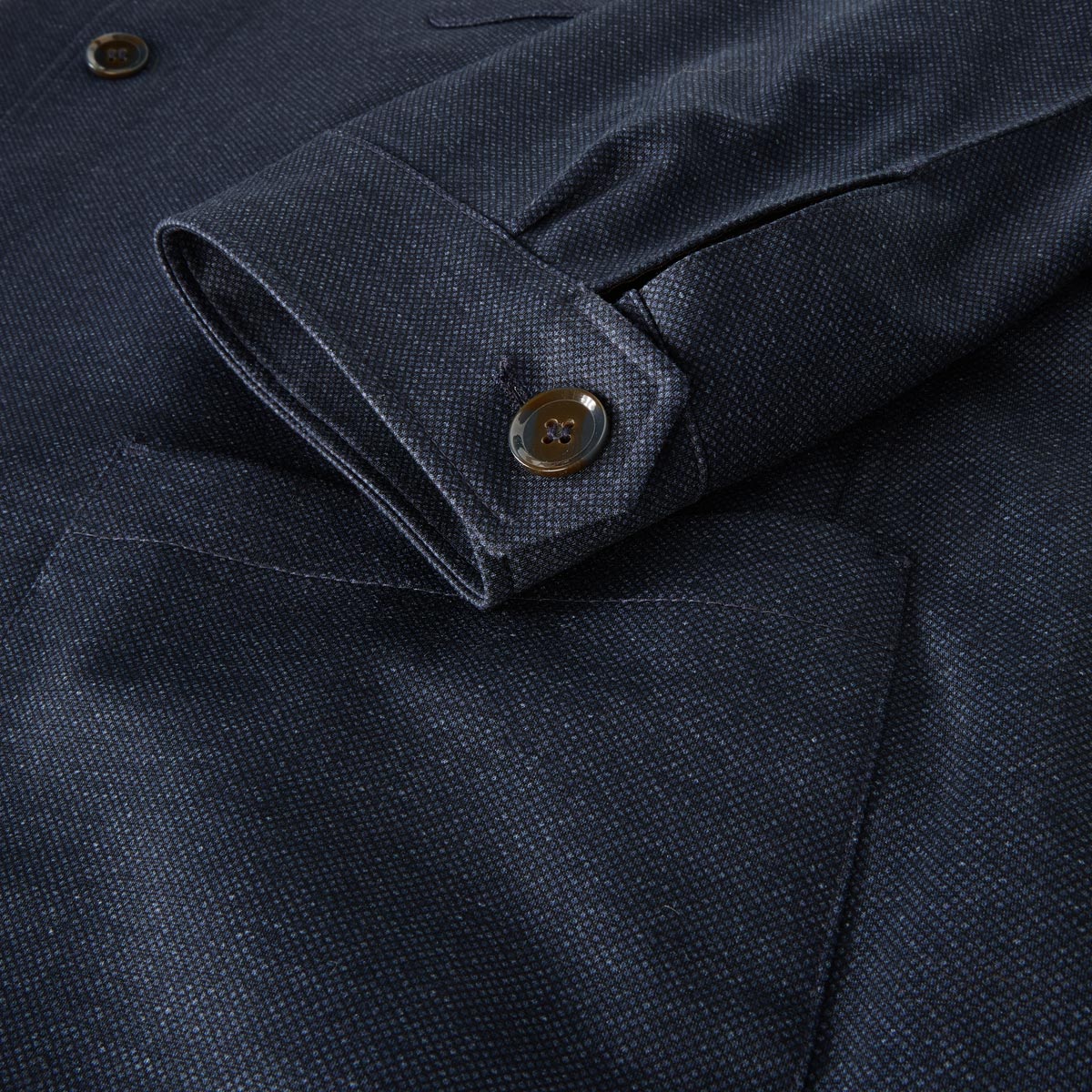 Pfundskerl Freizeitsakko aus Stretch-Jersey marine