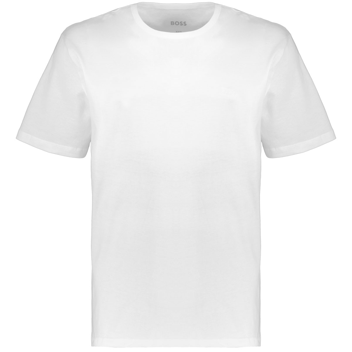 BOSS Doppelpack T-Shirts mit Label-Stickerei schwarz/weiß