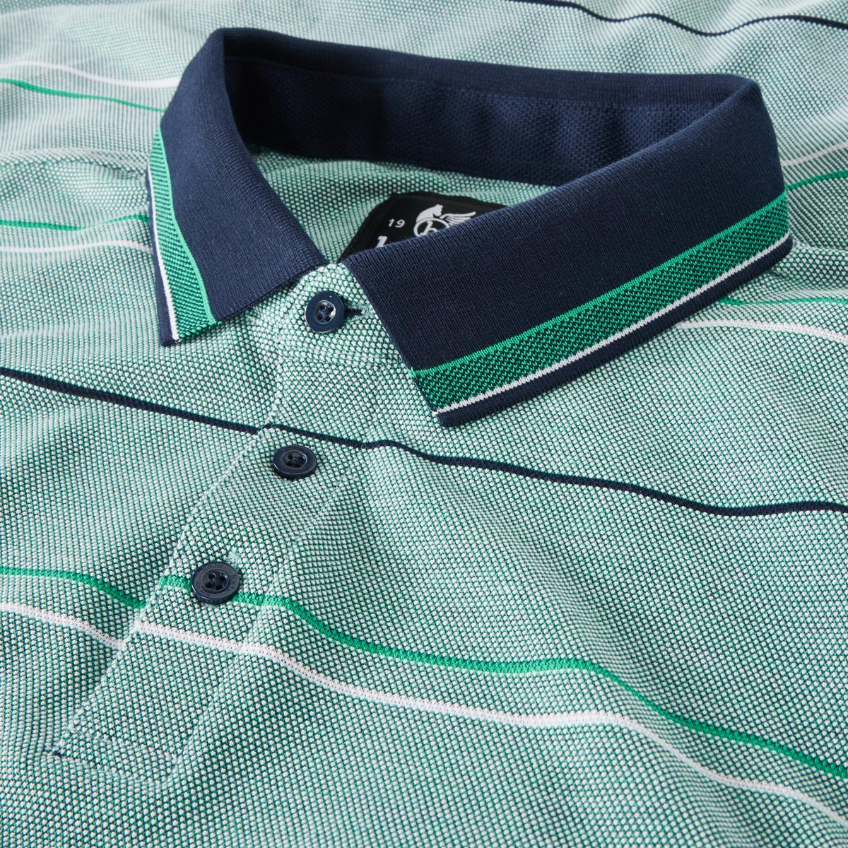 Hajo Poloshirt "Stay Fresh", bügelfrei grün