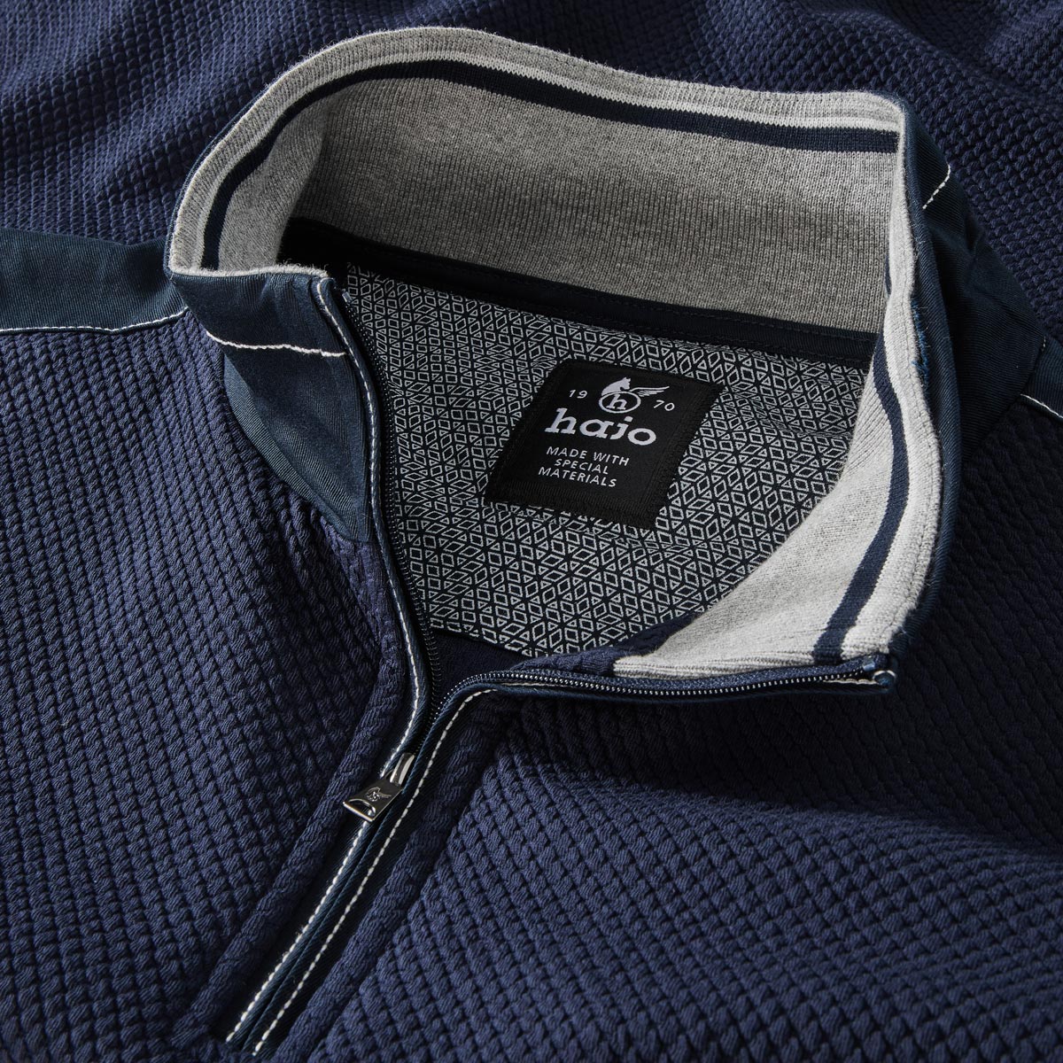 Hajo Sweatshirt "Stay Fresh" marine