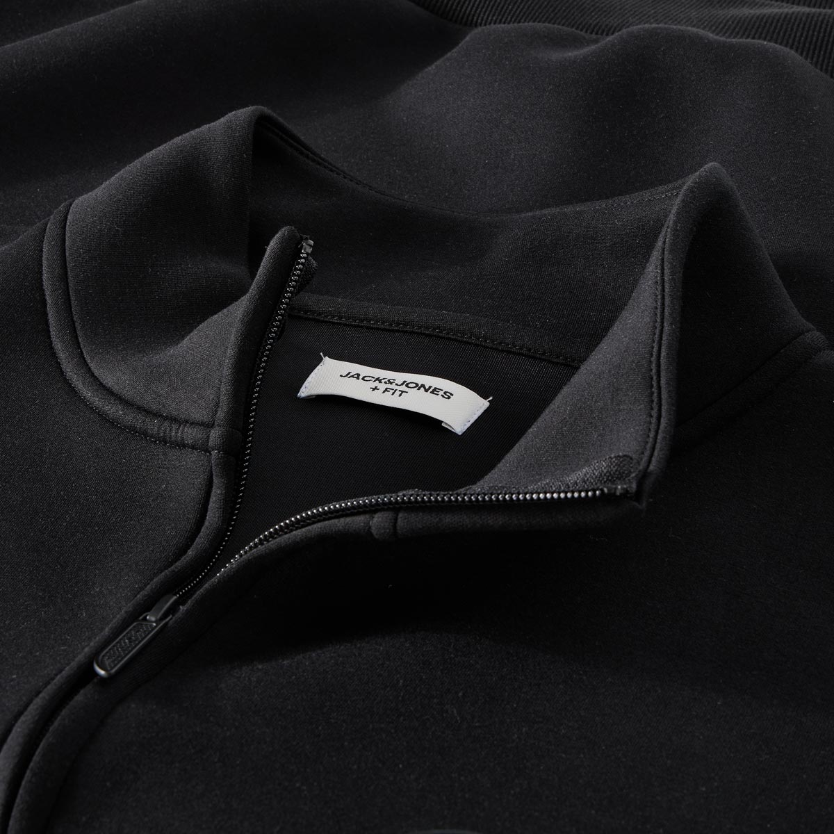Jack&Jones Sweatjacke aus Funktionsmaterial schwarz
