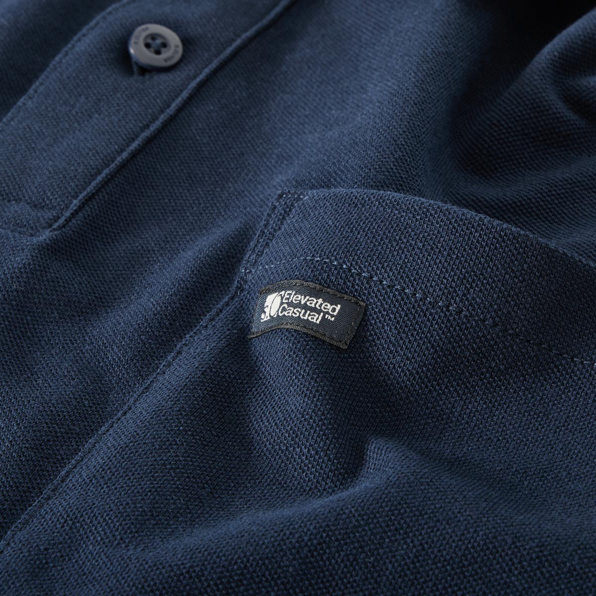 s.Oliver Poloshirt mit Elasthan blau