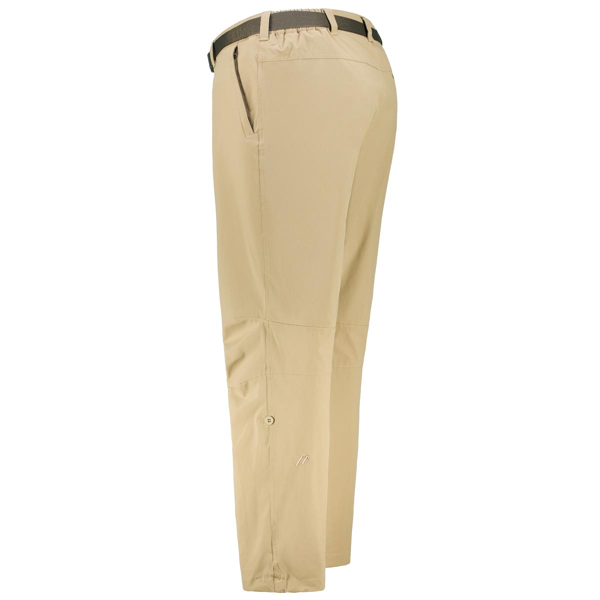 Maier Sports Trekkinghose mit Stretch und Krempelbeinen beige