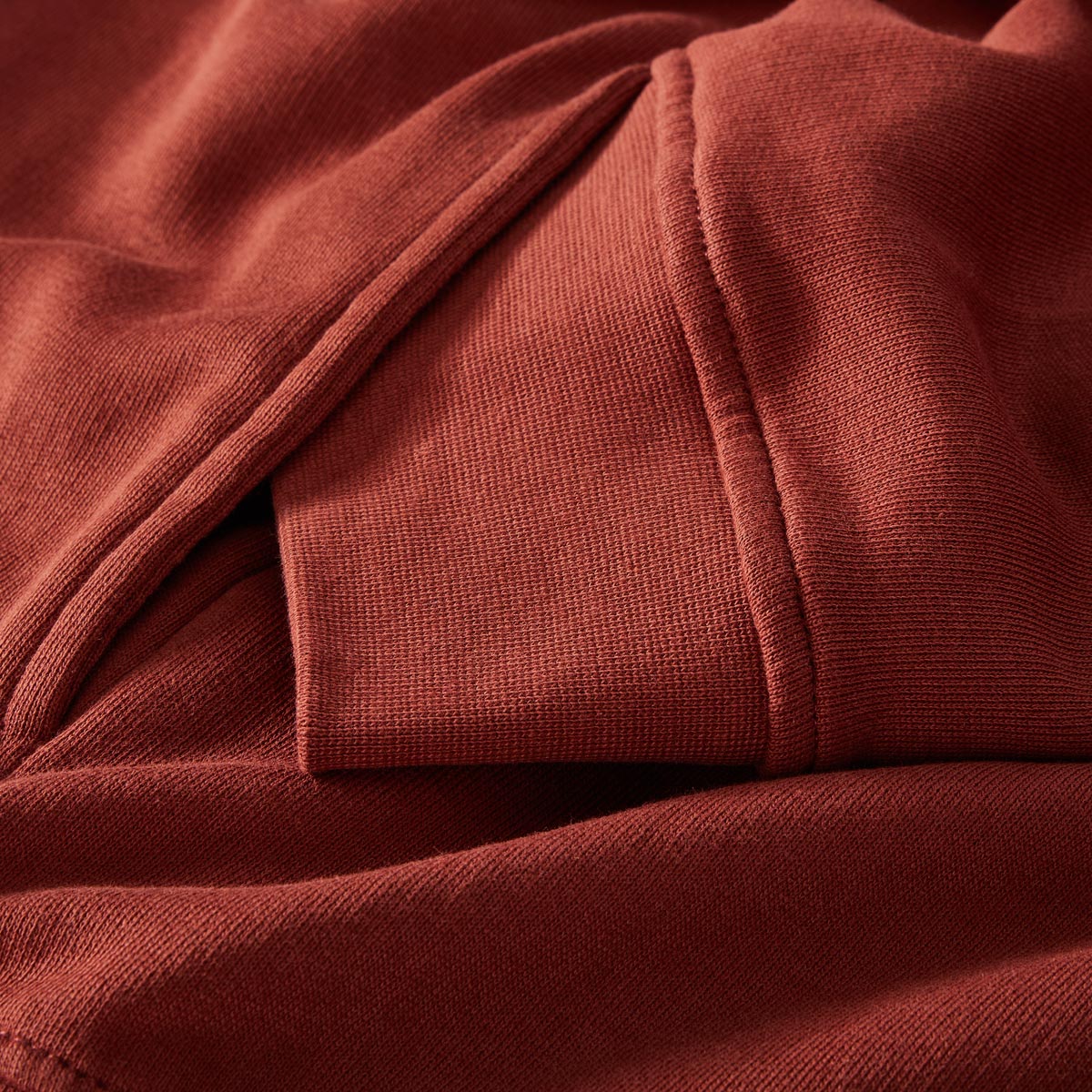 North Kapuzenjacke aus Baumwolle rot