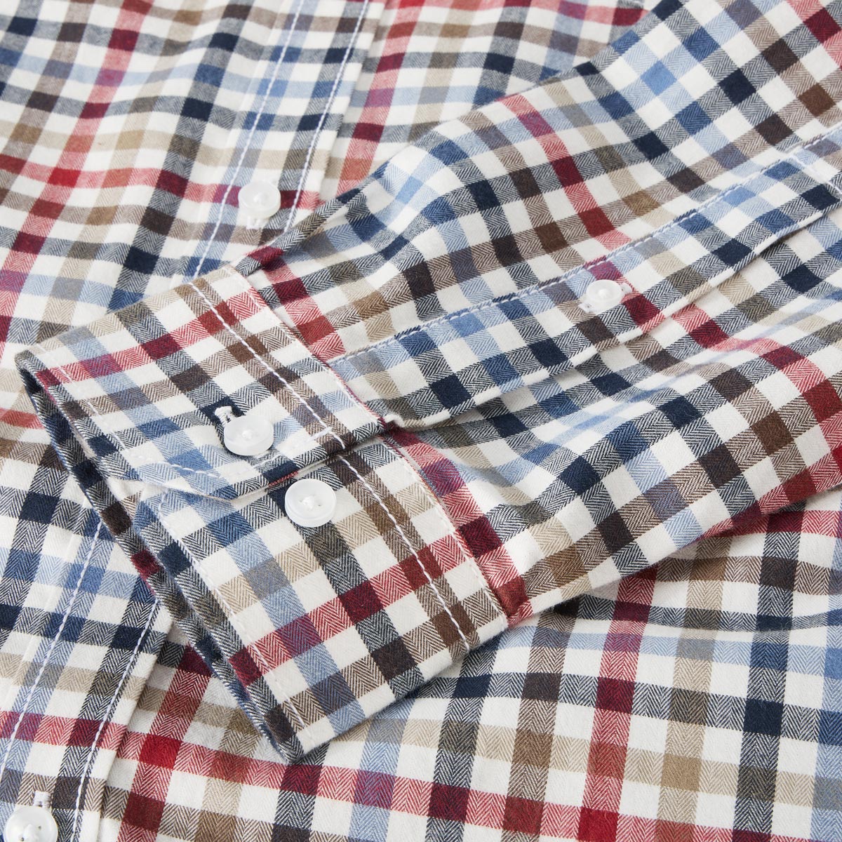 Pfundskerl Flanellhemd mit Karo-Muster rot