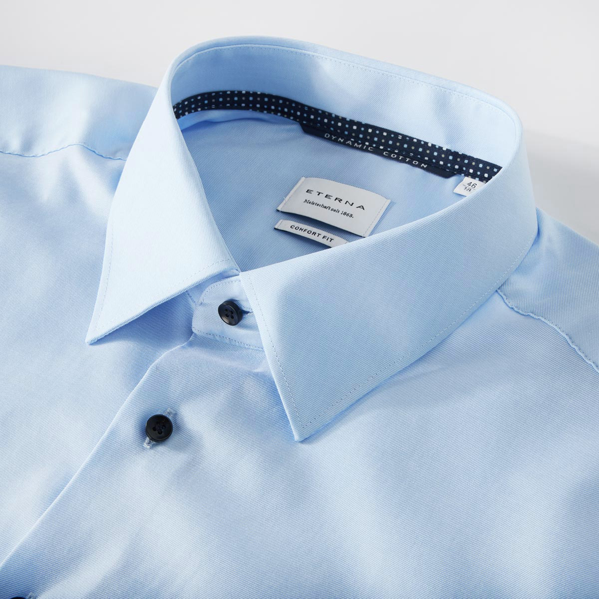 ETERNA Businesshemd aus Baumwolle hellblau
