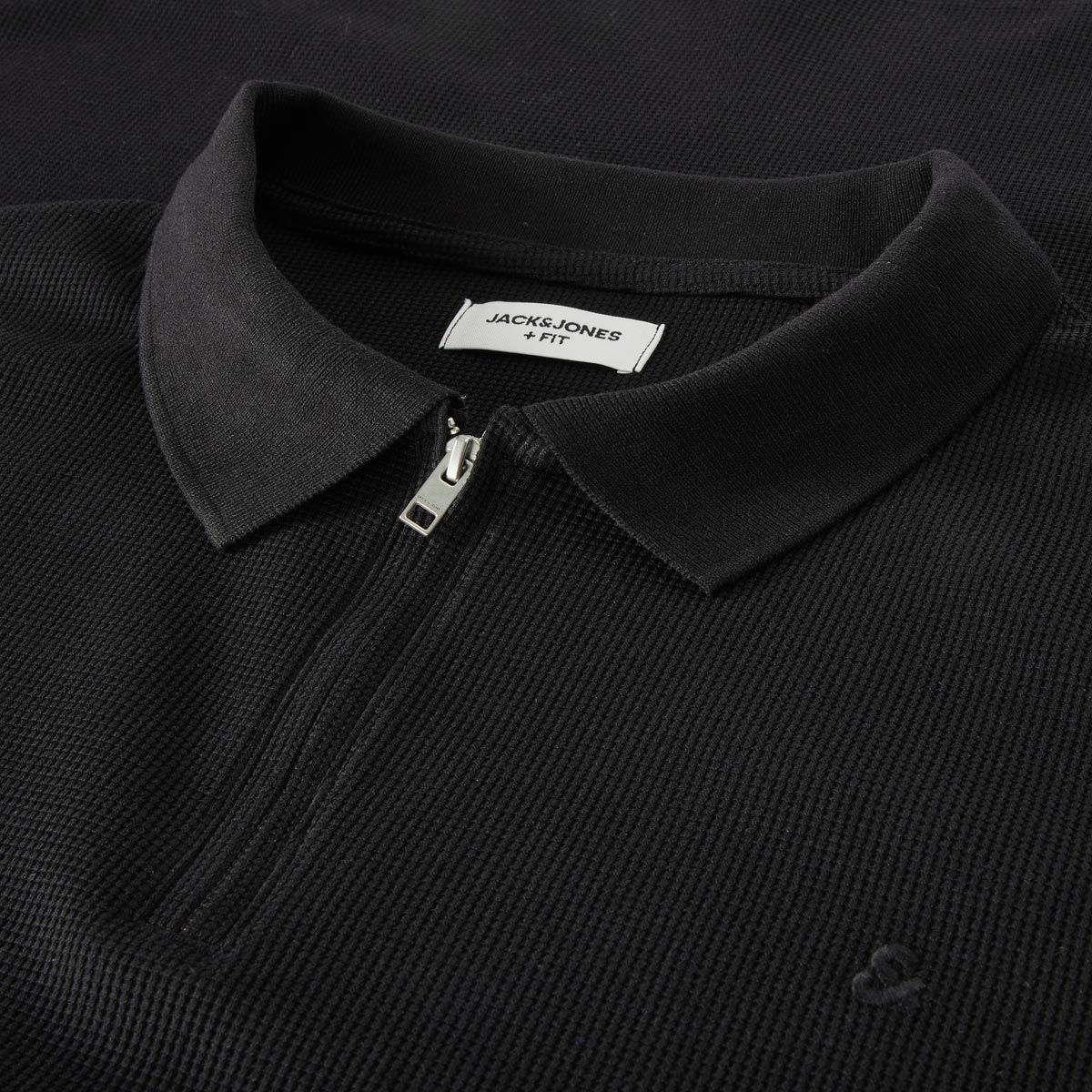Jack&Jones Poloshirt mit Elasthan, leicht schwarz