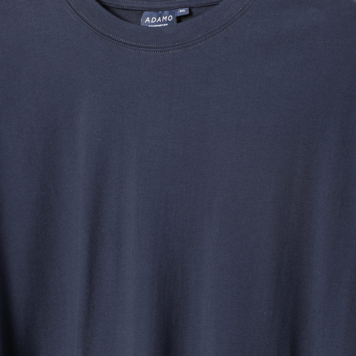 ADAMO Longsleeve aus Baumwolle dunkelblau