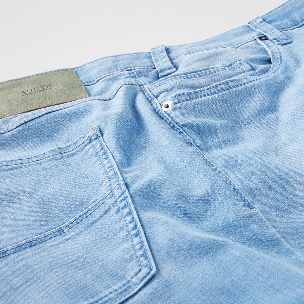 Eurex by Brax Stretch-Jeans "Luke", Tapered Fit hellblau