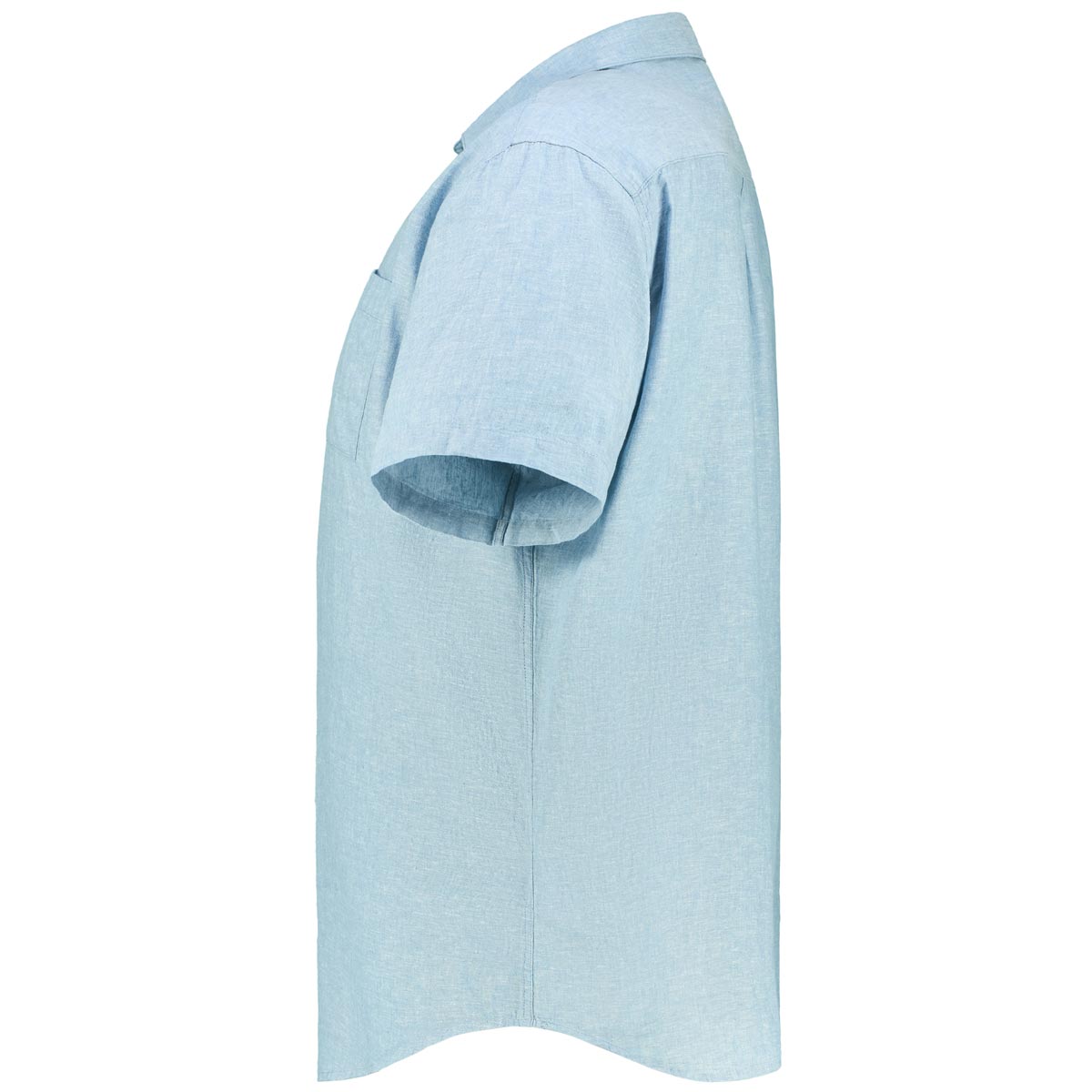 North Freizeithemd mit Leinen Farbe mittelblau Größe: 5XL günstig online kaufen