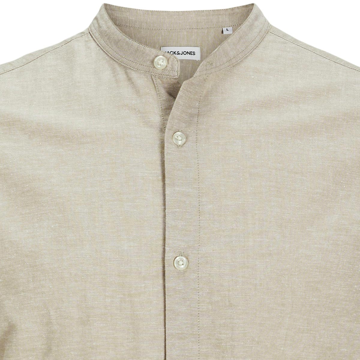 Jack&Jones Freizeithemd mit Leinen beige