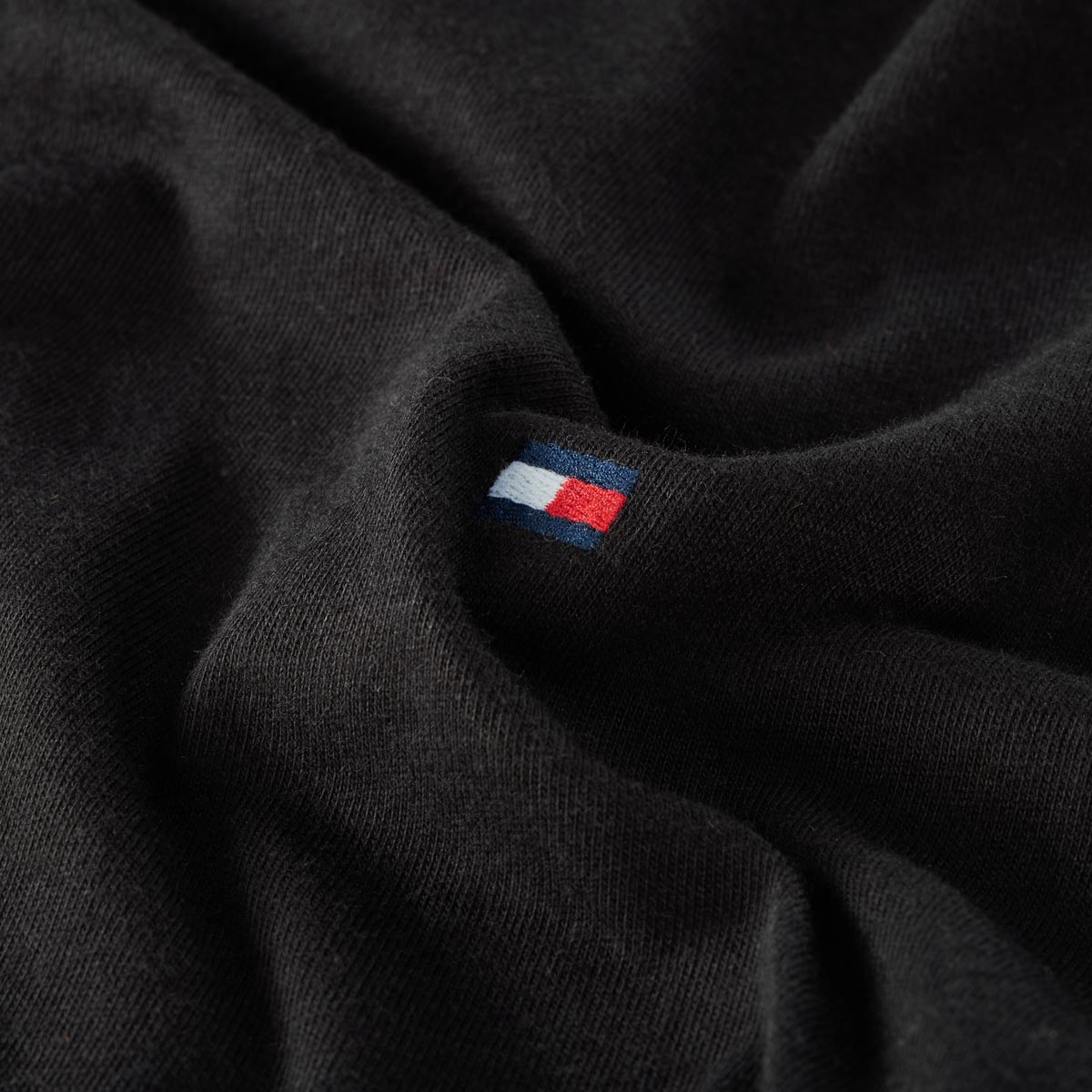 Tommy Hilfiger T-Shirt aus Baumwolle schwarz