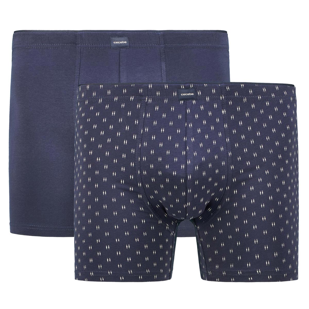 Doppelpack Pants aus Baumwolljersey, elastisch und weich