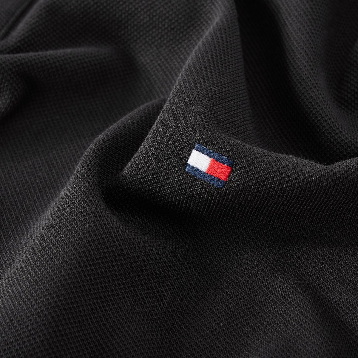 Tommy Hilfiger Poloshirt mit Stretch schwarz