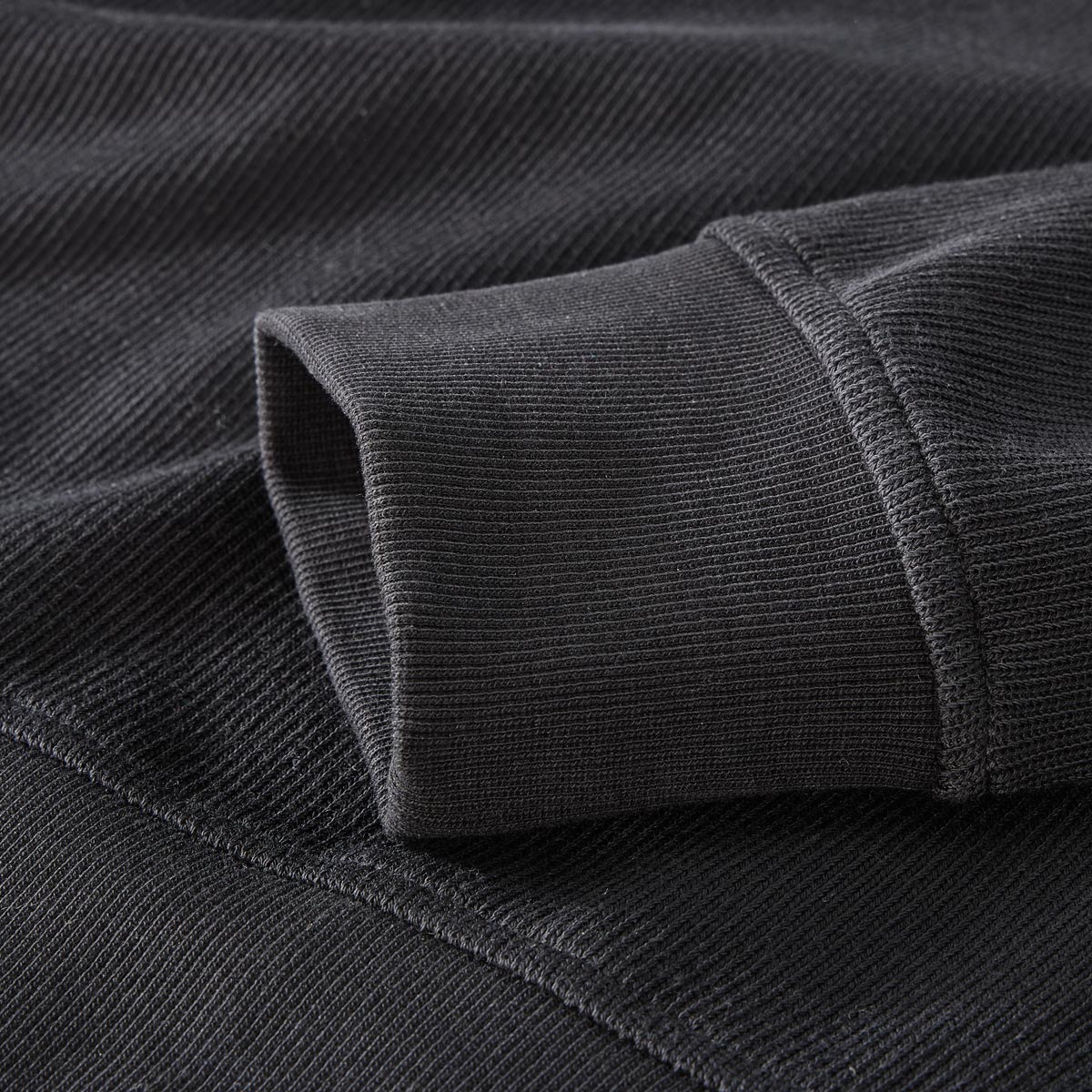 PME LEGEND Sweatshirt aus Baumwollmischung schwarz