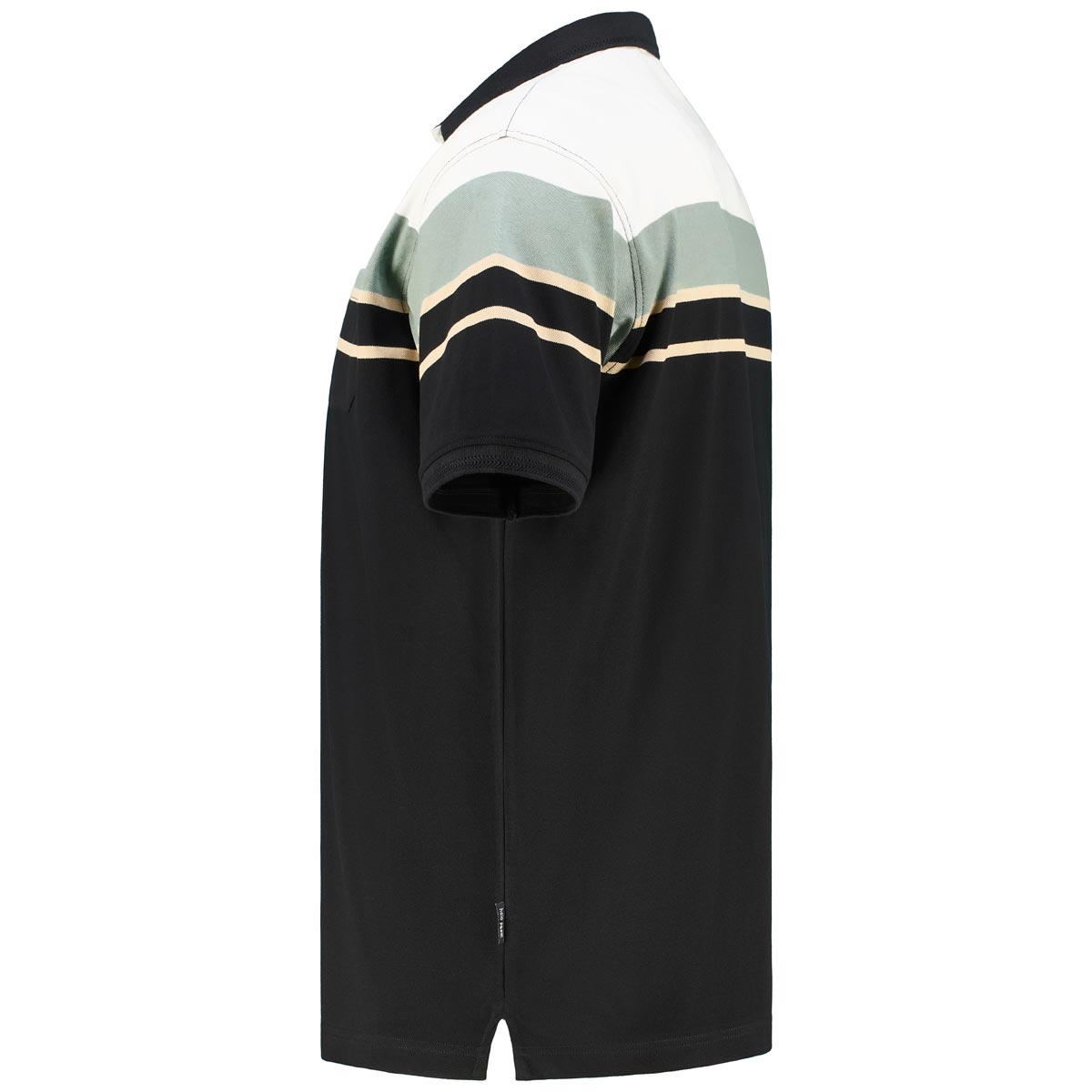 Hajo Poloshirt aus merzerisierter Baumwolle schwarz