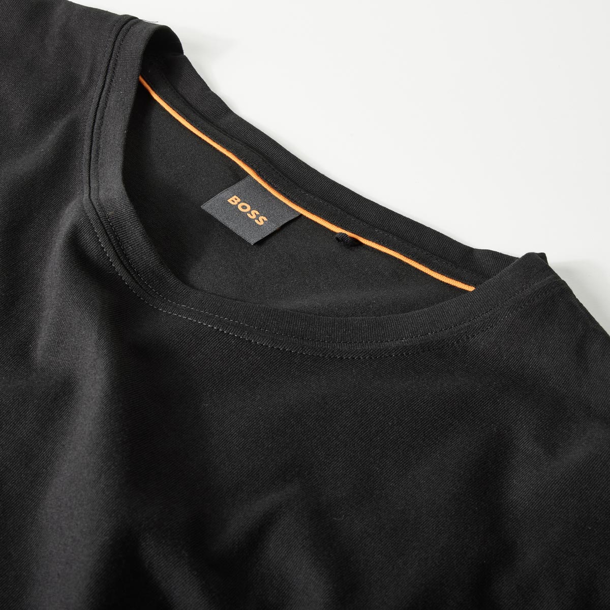 BOSS Longsleeve aus Baumwolle schwarz