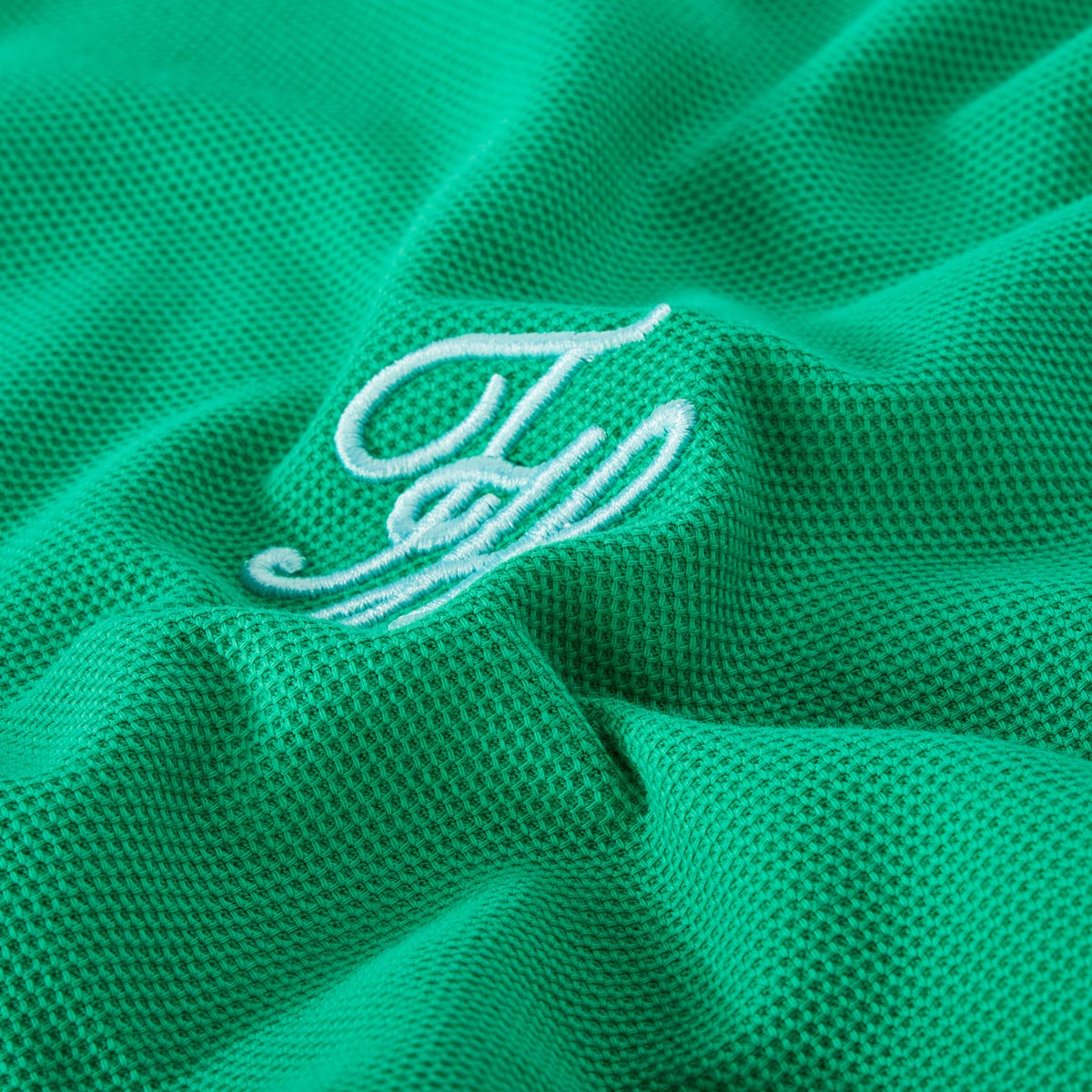 Tommy Hilfiger Poloshirt mit Label-Stickerei grün