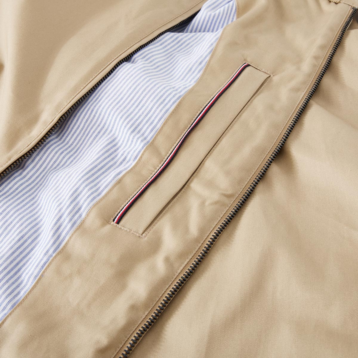 Tommy Hilfiger Blouson aus Baumwolle beige