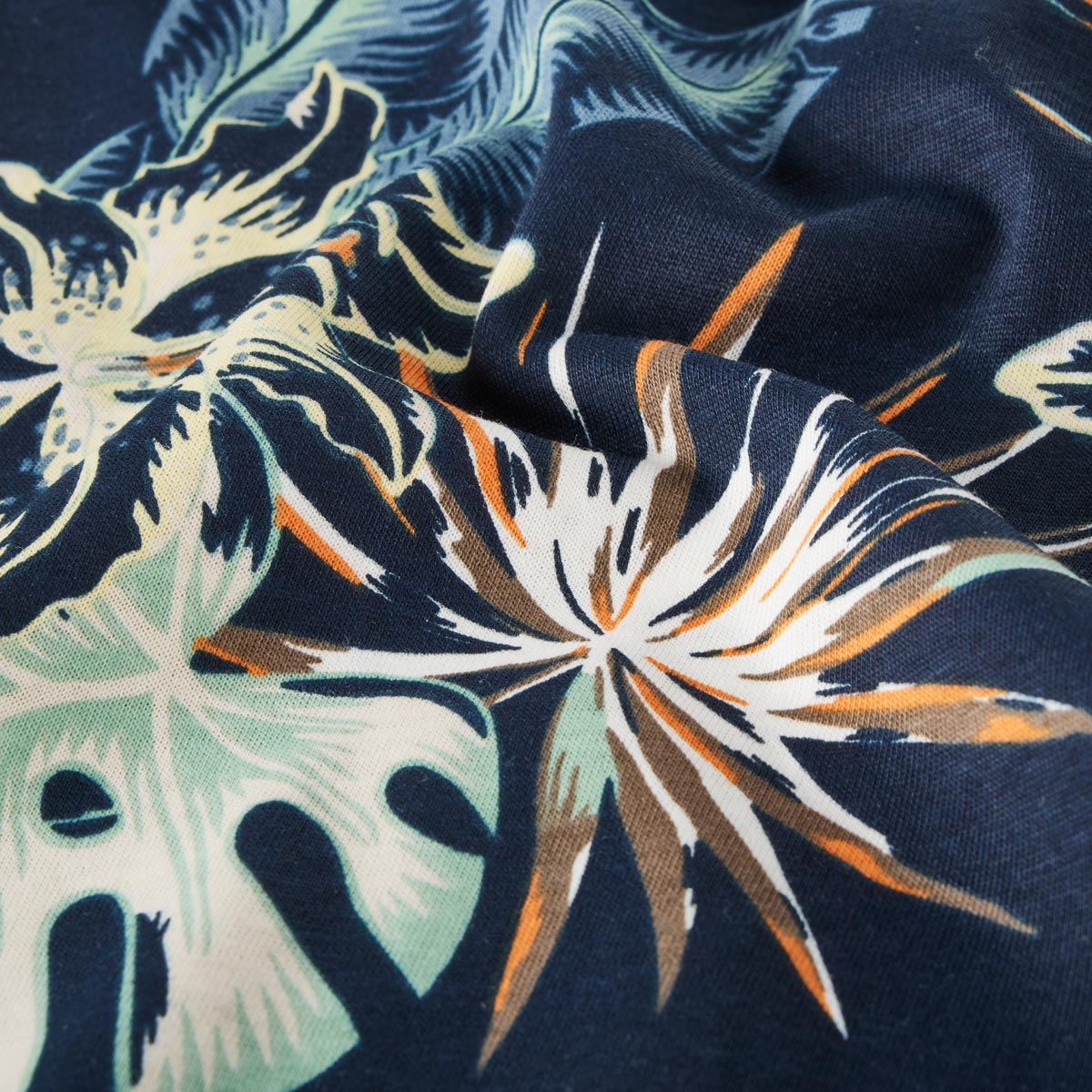 Jack&Jones T-Shirt mit Allover-Muster blau