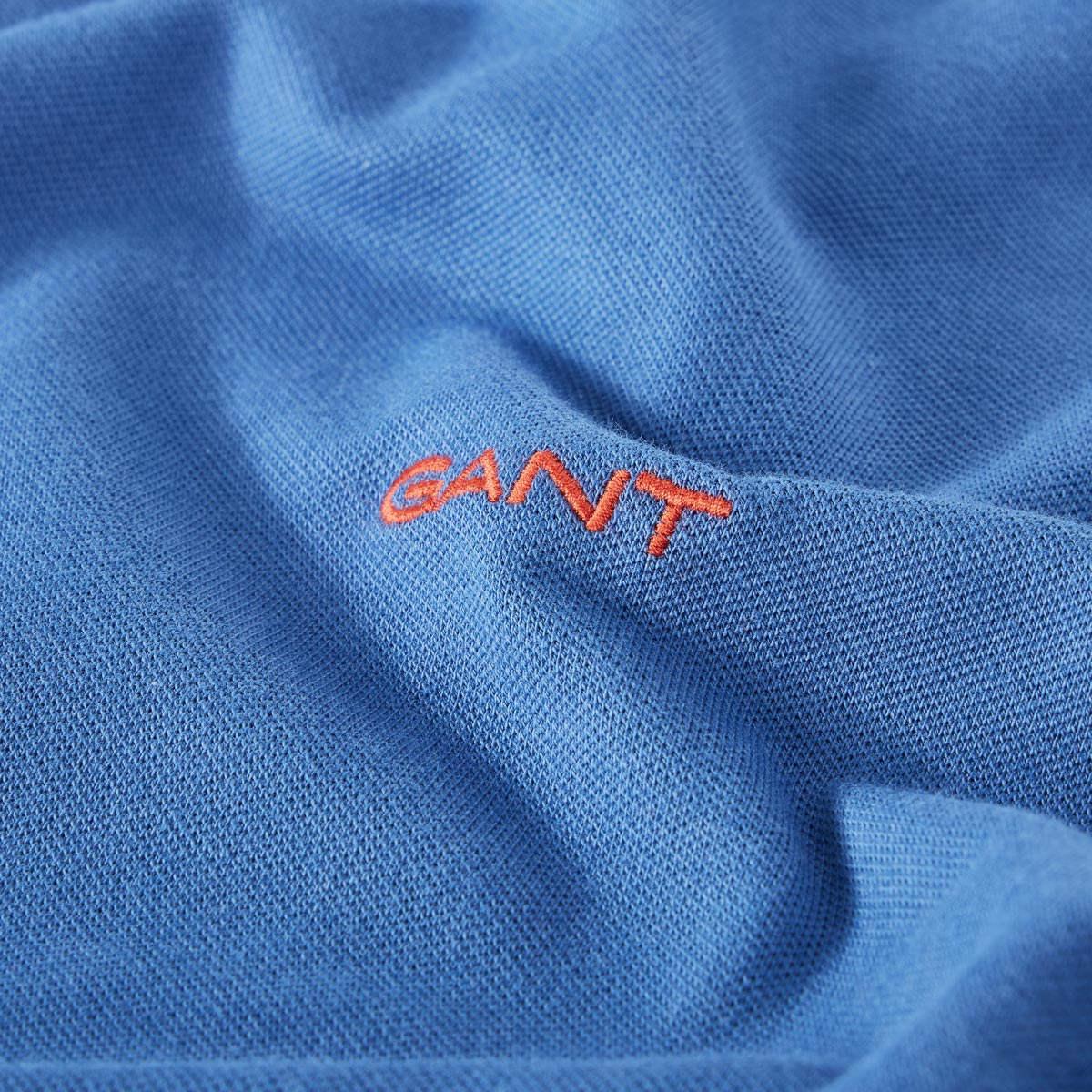 Gant Poloshirt mit Stretch blau