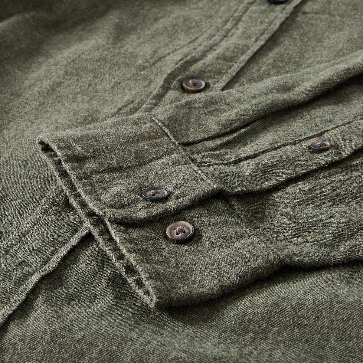 Jack&Jones Flanellhemd oliv