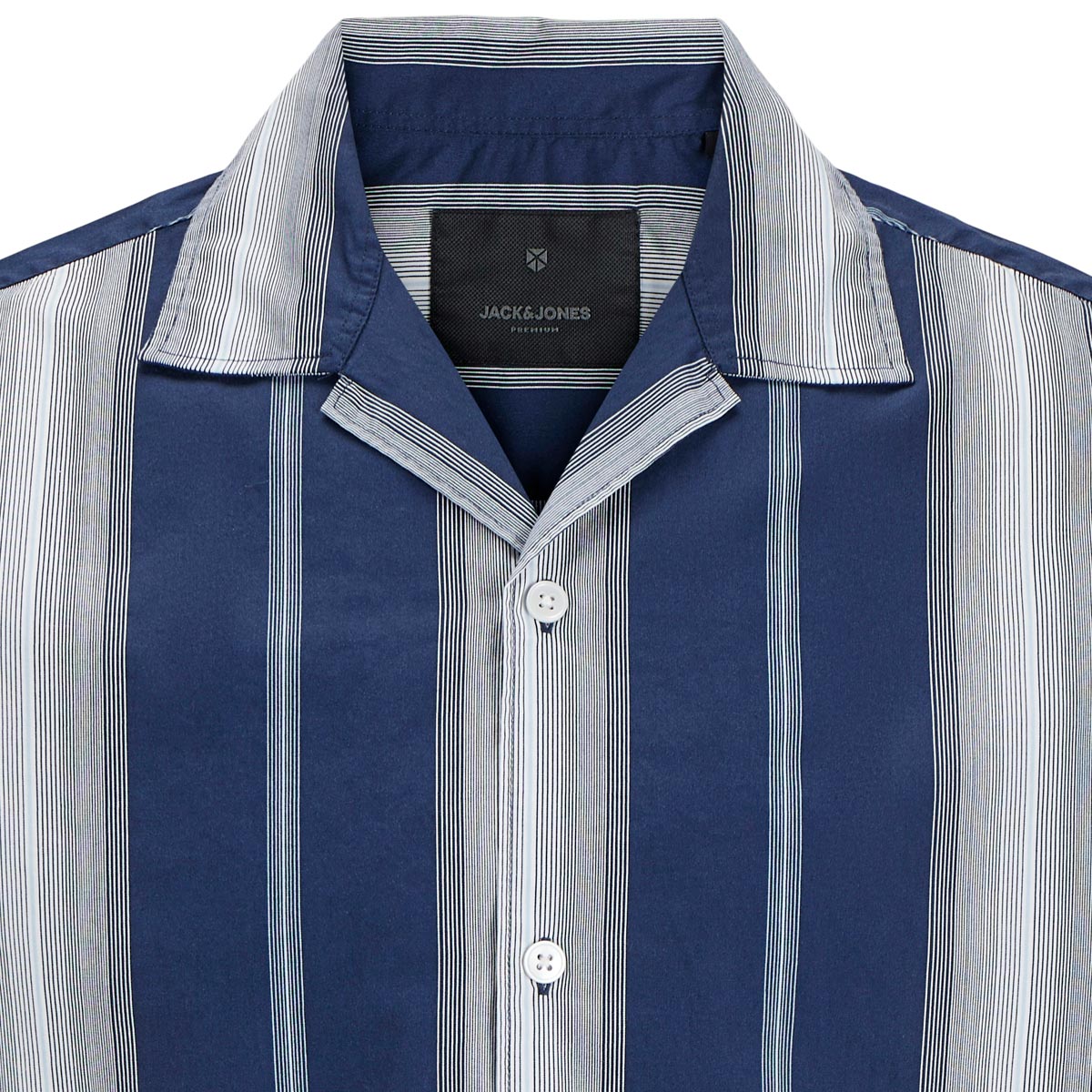 Jack&Jones Freizeithemd mit Allover-Print blau Jack&Jones Freizeithemd mit Allover-Print blau