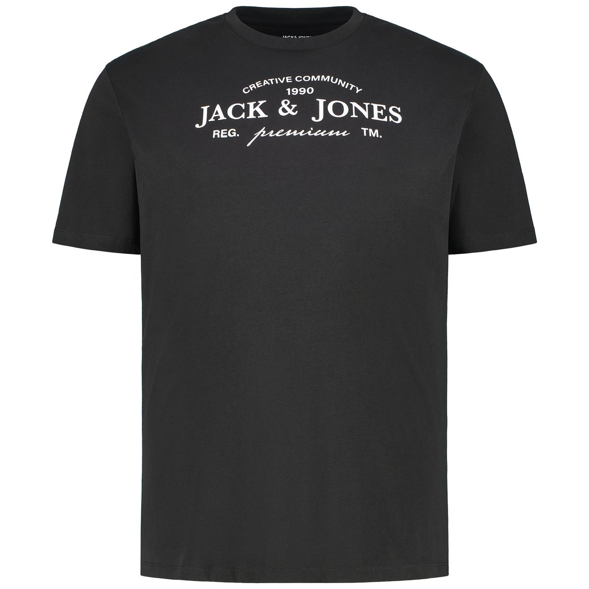 T-Shirt mit Label-Print