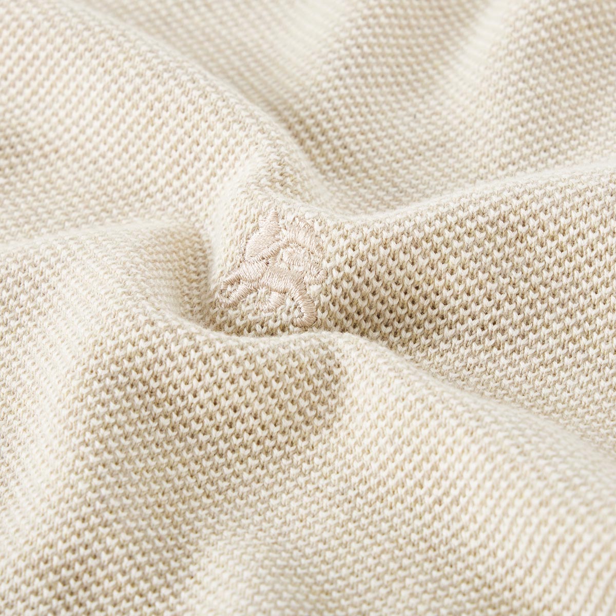 Lerros Pullover in Reiskorn-Struktur beige