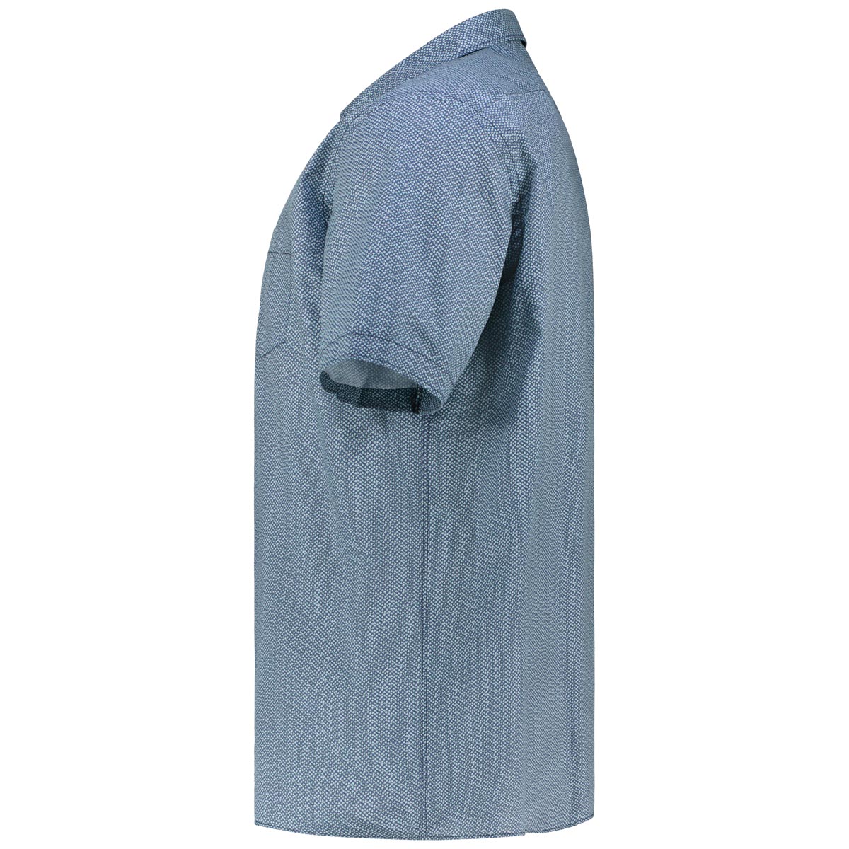 CASA MODA Freizeithemd aus Baumwolle blau/grau