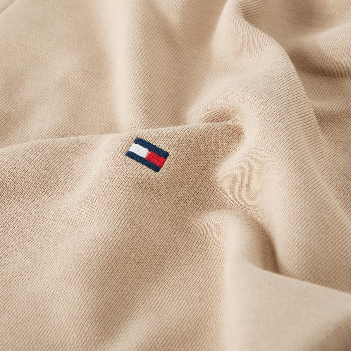 Tommy Hilfiger Sweatshirt aus Baumwolle beige