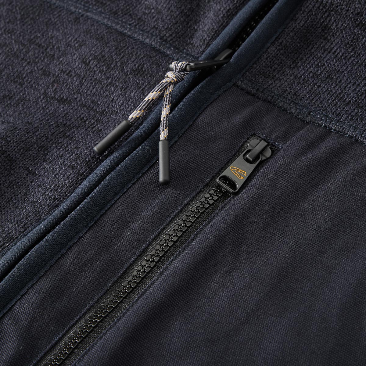 camel active Strickjacke mit Fleecefutter dunkelblau