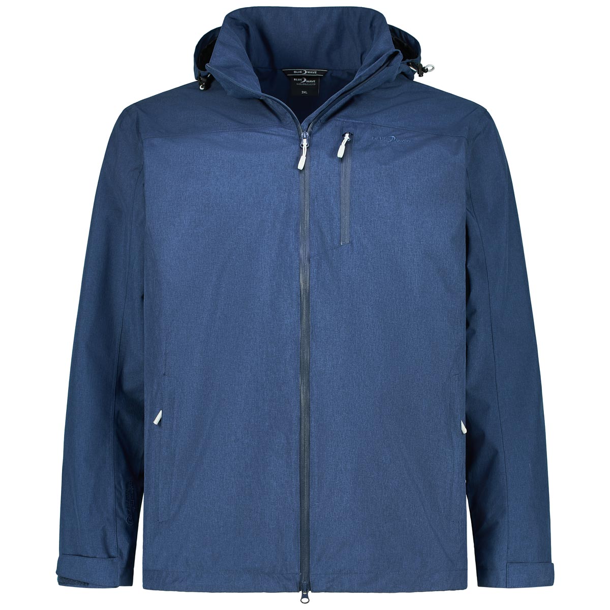 Blue Wave Funktionsjacke, wind- und wasserdicht Farbe blau Größe: 3XL günstig online kaufen