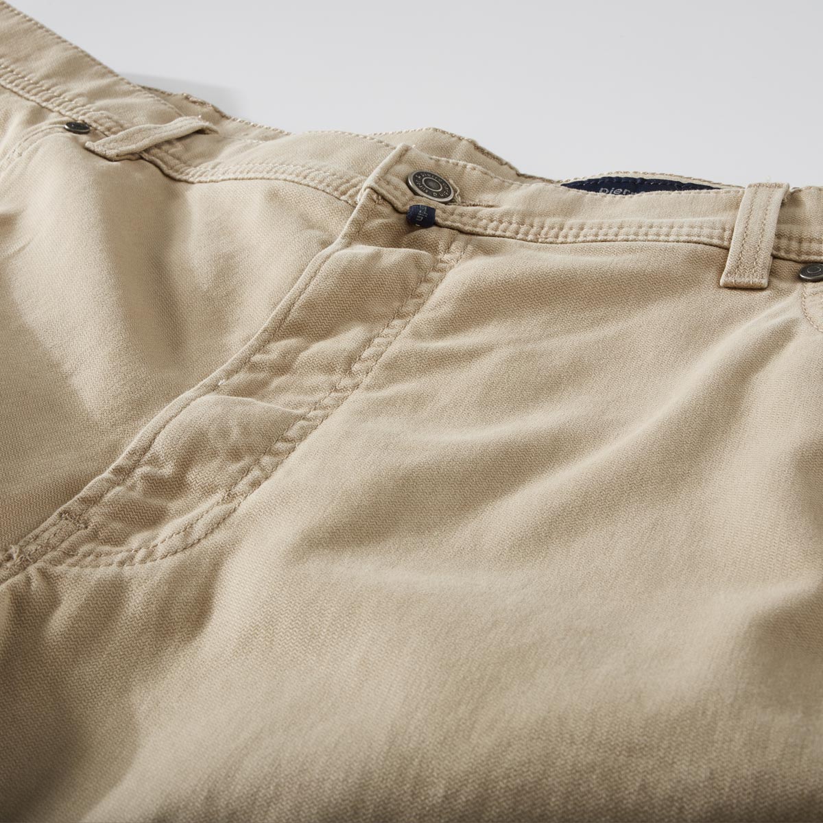 Pierre Cardin Hose "PC-Lyon" in FutureFlex-Qualität, Tapered Fit beige