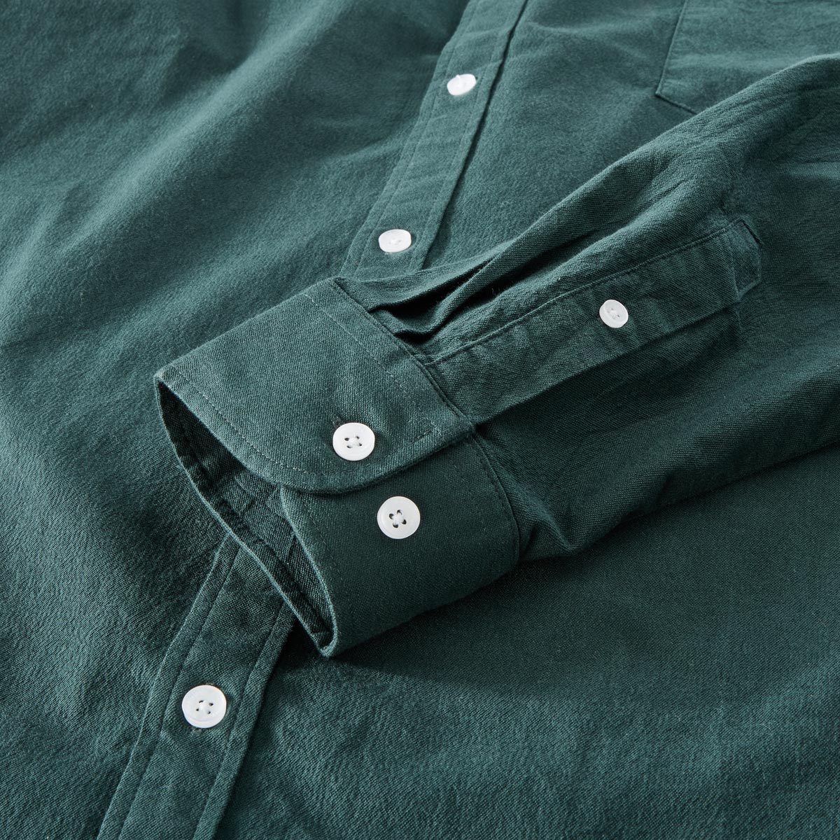 North Freizeithemd mit Stretch grün