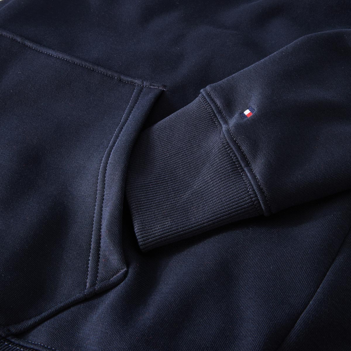 Tommy Hilfiger Hoodie aus Baumwollmischung marine