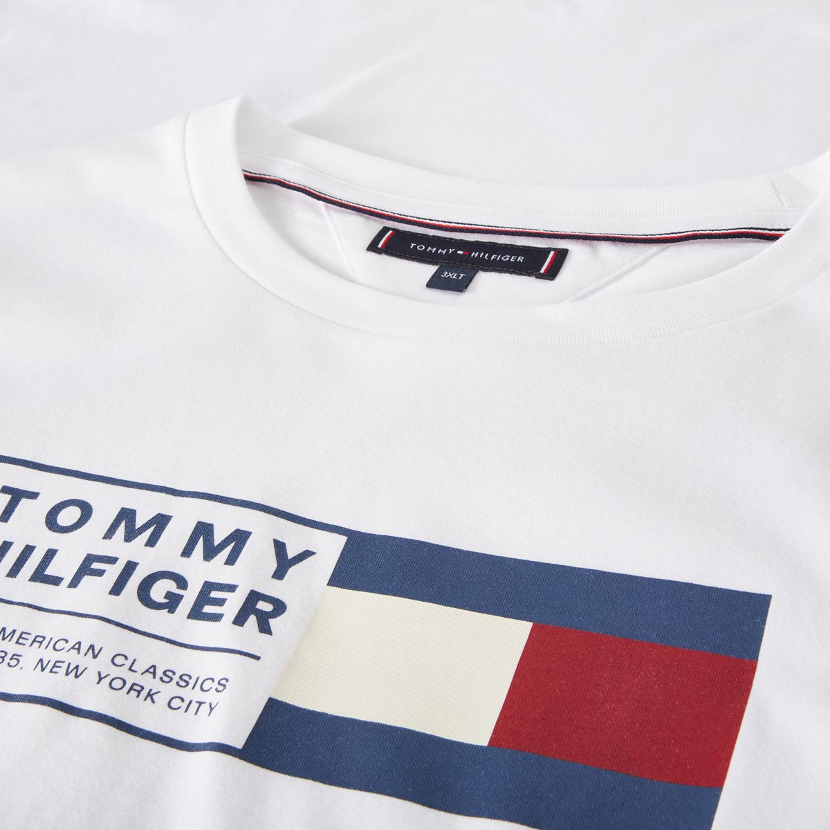 Tommy Hilfiger T-Shirt mit Label-Print weiß