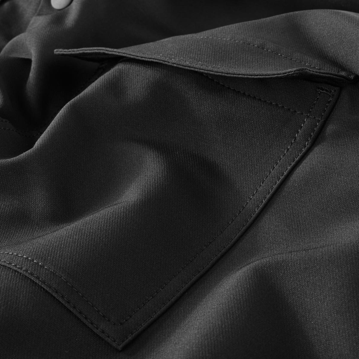 Jack&Jones Overshirt mit Elasthan schwarz