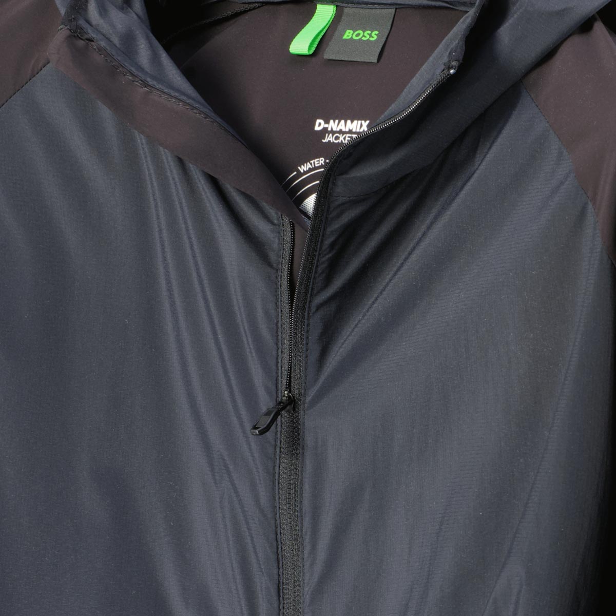 BOSS Leichte Jacke mit Stretch, atmungsaktiv schwarz